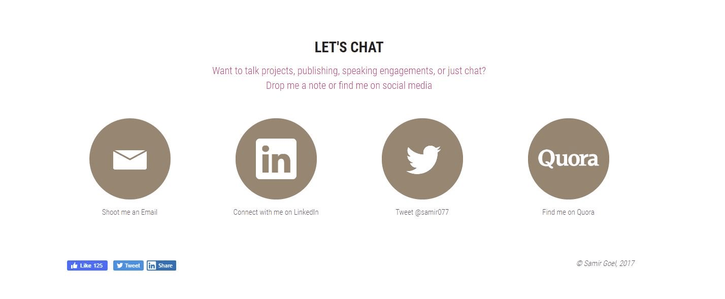 在網站加入社群媒體連結/聯繫方式 在網站加入社群媒體連結/聯繫方式